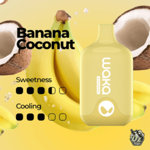 WAKA SMASH 6000 PUFF BANANA COCONUT